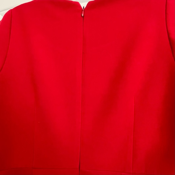 Ann Taylor side bottom sheath dress in red, women’s. - Picture 5 of 8